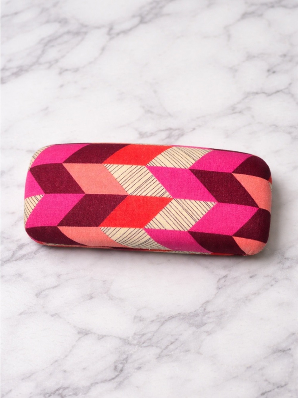 Vera Bradley Pink and Red Sunglasses Case